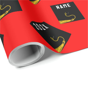 Papier Cadeau Cadeau de fin d'études Red