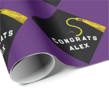 Cadeau de graduation pourpre