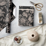 Papier Cadeau Cadeau de la Chine noire<br><div class="desc">Enveloppe cadeau de la Chine noire. Élégant.</div>