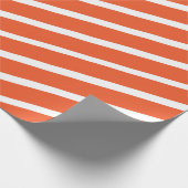 Papier Cadeau Cadeau de la fête diagonale rouge présent (Coin)