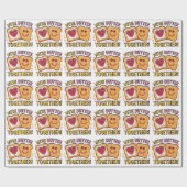 Papier Cadeau cadeau de la Saint-Valentin (Plat)