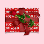 Papier Cadeau Cadeau de la Saint-Valentin XOXO