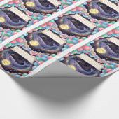 Papier cadeau Cadeau de Lune Céleste (Coin)