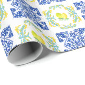 Papier Cadeau Cadeau de mariage pour une douche de nuptiale au c (Coin rond)