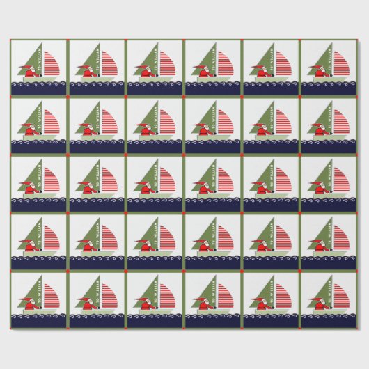 Papier Cadeau Cadeau de Noël (Plat)