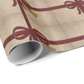 Papier Cadeau Cadeau de Noël (Coin rond)