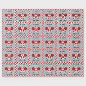 Papier Cadeau Cadeau de Noël créatif Pom-pom girl (Plat)