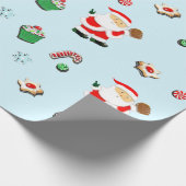 Papier Cadeau cadeau de Noël de baseball (Coin)