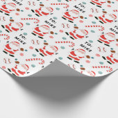 Papier Cadeau Cadeau de Noël de baseball personnalisé (Coin)