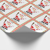 Papier Cadeau Cadeau de Noël de baseball personnalisé (Coin)