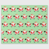 Papier Cadeau Cadeau de Noël de bowling (Plat)