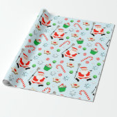 Papier Cadeau Cadeau de Noël de crosse (Déroulé)