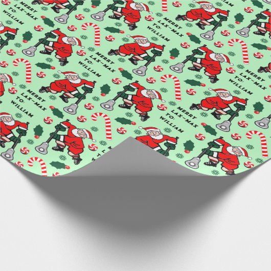 Papier Cadeau Cadeau de Noël de crosse (Coin)