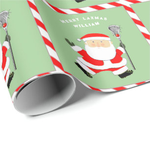 Papier Cadeau Cadeau de Noël de crosse personnalisé