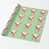 Papier Cadeau Cadeau de Noël de golf (Déroulé)