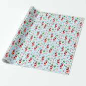 Papier Cadeau Cadeau de Noël de golf (Déroulé)