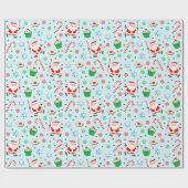 Papier Cadeau Cadeau de Noël de hockey sur gazon (Plat)