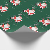 Papier Cadeau Cadeau de Noël de la fête de la crosse (Coin)
