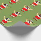 Papier Cadeau Cadeau de Noël de lutte (Coin)