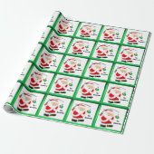 Papier Cadeau Cadeau de Noël de pêche (Déroulé)