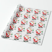 Papier Cadeau Cadeau de Noël de pêche (Déroulé)