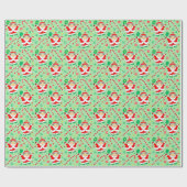 Papier Cadeau Cadeau de Noël de pickleball (Plat)