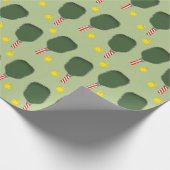 Papier Cadeau Cadeau de Noël de Pickleball (Coin)