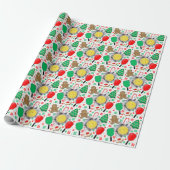 Papier Cadeau Cadeau de Noël de pickleball (Déroulé)