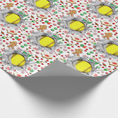 Papier Cadeau Cadeau de Noël de softball (Coin)