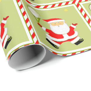 Papier Cadeau Cadeau de Noël de tennis
