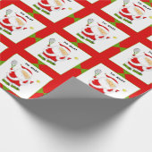 Papier Cadeau Cadeau de Noël de tennis (Coin)