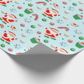 Papier Cadeau cadeau de Noël de volley-ball (Coin)