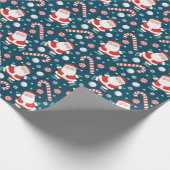 Papier Cadeau cadeau de Noël de volley-ball (Coin)