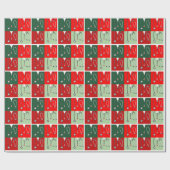 Papier Cadeau Cadeau de Noël du médecin (Plat)