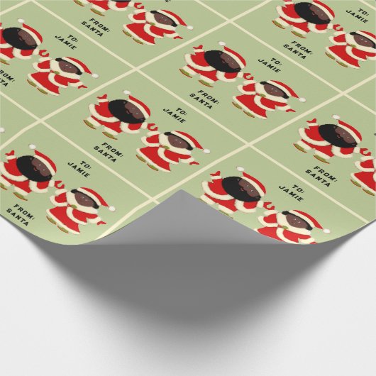 Papier Cadeau Cadeau de Noël en couple (Coin)