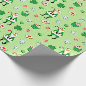 Papier Cadeau Cadeau de Noël irlandais (Coin)