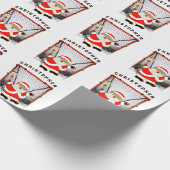 Papier Cadeau Cadeau de Noël Lacrosse (Coin)