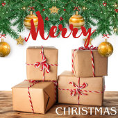 Papier Cadeau Cadeau de Noël moderne et tendance