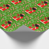 Papier Cadeau Cadeau de Noël personnalisé Enfants de vacances (Coin)