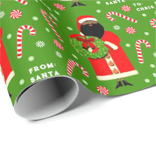 Papier Cadeau Cadeau de Noël personnalisé pour enfants
