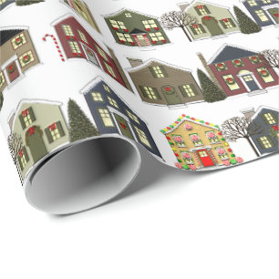 Papier Cadeau Cadeau de Noël pour agent immobilier créatif
