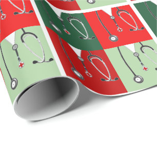 Papier Cadeau Cadeau de Noël pour docteur