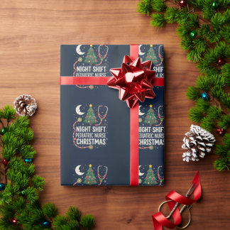 Papier Cadeau Cadeau de Noël pour infirmière pédiatrique de nuit