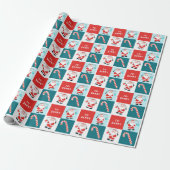 Papier Cadeau Cadeau de Noël pour la pêche créative (Déroulé)