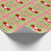 Papier Cadeau Cadeau de Noël pour meneuse de claque créative (Coin)