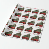 Papier Cadeau Cadeau de Noël pour pompier (Déroulé)