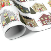 Papier Cadeau Cadeau de Noël Realtor (Coin rond)