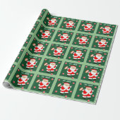 Papier Cadeau Cadeau de Noël Rugby (Déroulé)