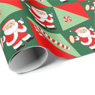 Papier Cadeau Cadeau de Noël Rugby