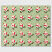 Papier Cadeau Cadeau de Noël skateboard (Plat)